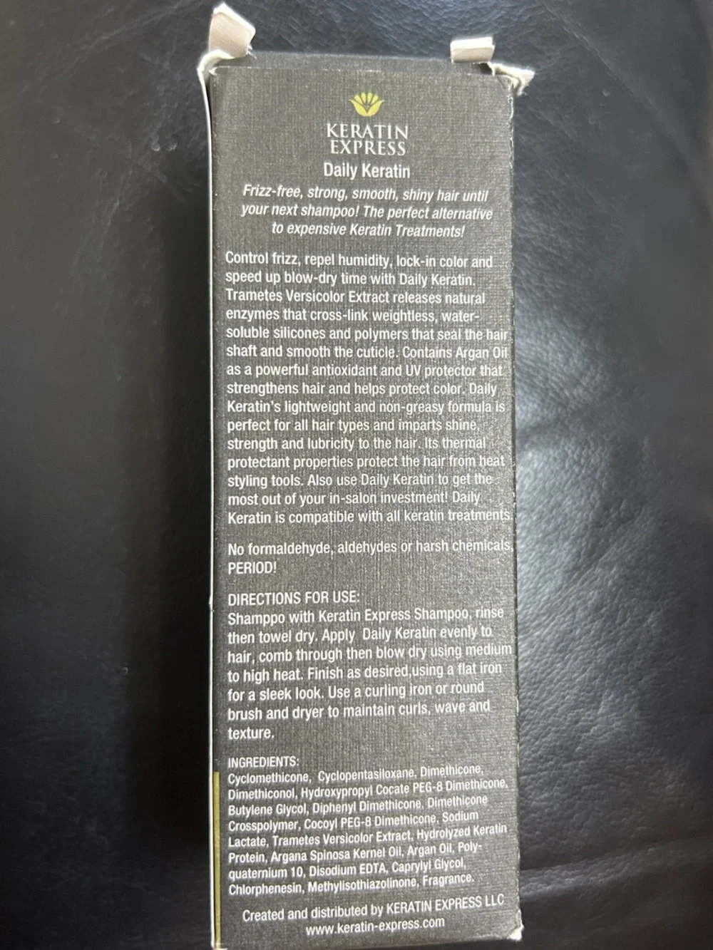 Daily Keratin Hair Treatment - Black & Gold